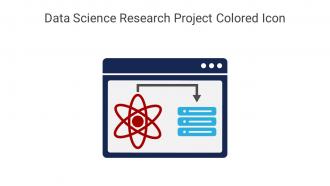 Data Science Research Project Colored Icon In Powerpoint Pptx Png And Editable Eps Format