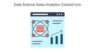 Data Science Sales Analytics Colored Icon In Powerpoint Pptx Png And Editable Eps Format