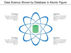 Data science shown by database in atomic figure