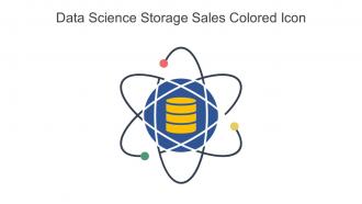 Data Science Storage Sales Colored Icon In Powerpoint Pptx Png And Editable Eps Format