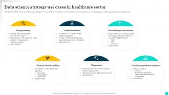 Data Science Strategy Use Cases In Healthcare Sector