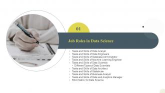 Data Science Technology Table Of Contents Ppt Slides Background Image