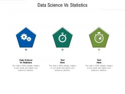 Data science vs statistics ppt powerpoint presentation portfolio background images cpb