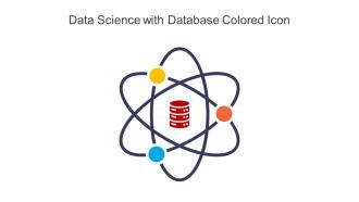 Data Science with Database Colored Icon
