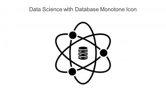 Data Science with Database Monotone Icon