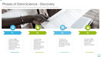 Data scientist phases of data science discovery ppt brochure