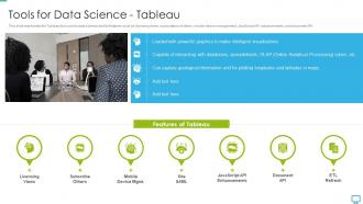 Data scientist tools for data science tableau ppt sample