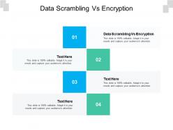 Data scrambling vs encryption ppt powerpoint presentation inspiration design inspiration cpb