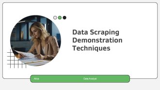 Data Scraping Demonstration Techniques PPT Outline AT