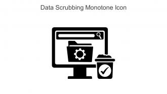 Data Scrubbing Monotone Icon In Powerpoint Pptx Png And Editable Eps Format