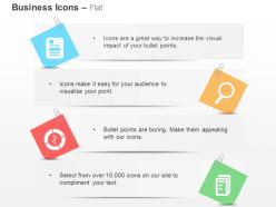Data search business management ppt icons graphics