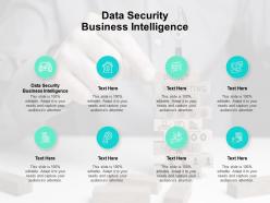 Data security business intelligence ppt powerpoint presentation file mockup cpb