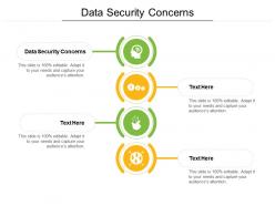 Data security concerns ppt powerpoint presentation outline design ideas cpb
