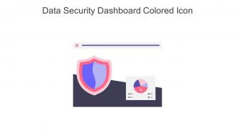 Data Security Dashboard Colored Icon In Powerpoint Pptx Png And Editable Eps Format