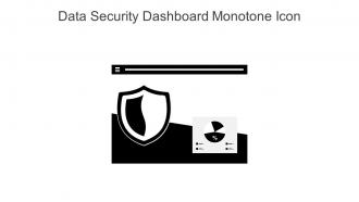 Data Security Dashboard Monotone Icon In Powerpoint Pptx Png And Editable Eps Format