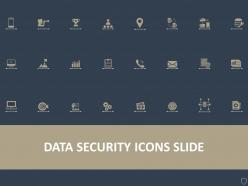 Data security icons slide ppt powerpoint presentation summary display