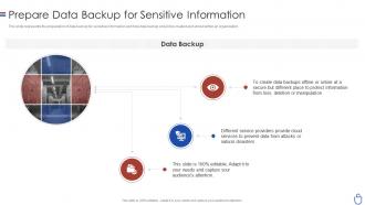 Data security it prepare data backup for sensitive information