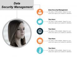 Data security management ppt powerpoint presentation infographics icon cpb