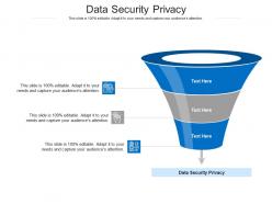 Data security privacy ppt powerpoint presentation portfolio format ideas cpb