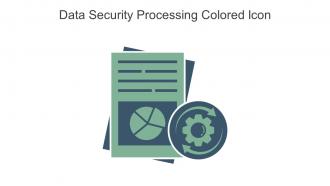 Data Security Processing Colored Icon In Powerpoint Pptx Png And Editable Eps Format