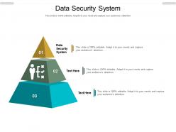 Data security system ppt powerpoint presentation slides ideas cpb