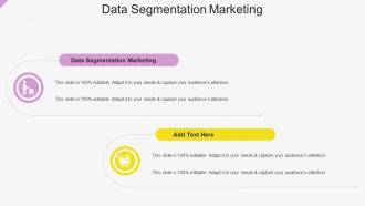 Data Segmentation Marketing In Powerpoint And Google Slides Cpb