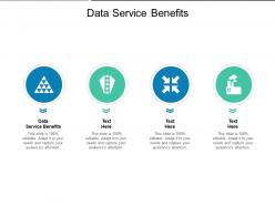 Data service benefits ppt powerpoint presentation professional brochure cpb