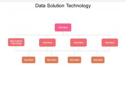 Data solution technology ppt powerpoint presentation summary images cpb