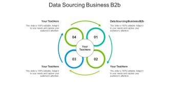 Data sourcing business b2b ppt powerpoint presentation model design ideas cpb