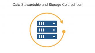 Data Stewardship And Storage Colored Icon In Powerpoint Pptx Png And Editable Eps Format