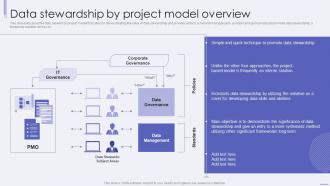 Data Stewardship By Project Model Overview Ppt Summary Backgrounds