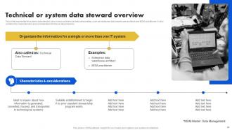 Data Stewardship Model Powerpoint Presentation Slides Impressive Pre-designed