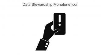 Data Stewardship Monotone Icon In Powerpoint Pptx Png And Editable Eps Format
