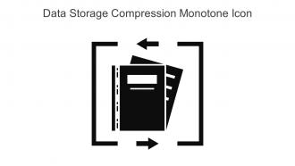 Data Storage Compression Monotone Icon In Powerpoint Pptx Png And Editable Eps Format