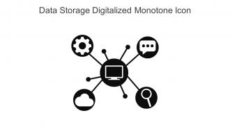 Data Storage Digitalized Monotone Icon In Powerpoint Pptx Png And Editable Eps Format