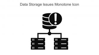 Data Storage Issues Monotone Icon In Powerpoint Pptx Png And Editable Eps Format
