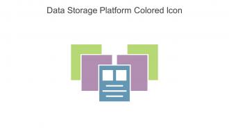 Data Storage Platform Colored Icon In Powerpoint Pptx Png And Editable Eps Format