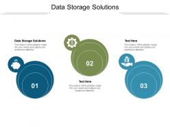 Data storage solutions ppt powerpoint presentation layouts designs cpb
