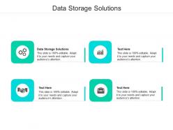 Data storage solutions ppt powerpoint presentation show example cpb