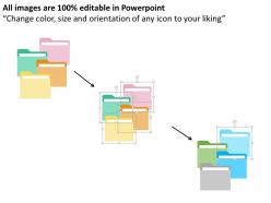 75500186 style linear single 4 piece powerpoint presentation diagram infographic slide