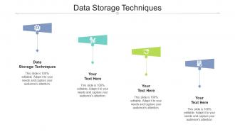 Data storage techniques ppt powerpoint presentation model pictures cpb