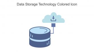 Data Storage Technology Colored Icon In Powerpoint Pptx Png And Editable Eps Format
