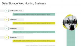 Data Storage Web Hosting Business In Powerpoint And Google Slides Cpb