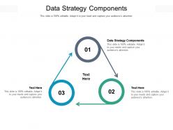 Data strategy components ppt powerpoint presentation pictures slide download cpb
