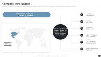 Data Structure Software Company Investor Pitch Deck Ppt Template Template Professionally