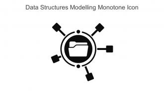 Data Structures Modelling Monotone Icon In Powerpoint Pptx Png And Editable Eps Format