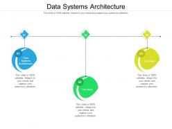 Data systems architecture ppt powerpoint presentation professional rules cpb