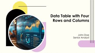 Data Table With Four Rows And Columns PPT Graphics AT
