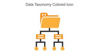 Data Taxonomy Colored Icon In Powerpoint Pptx Png And Editable Eps Format