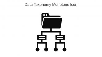 Data Taxonomy Monotone Icon In Powerpoint Pptx Png And Editable Eps Format